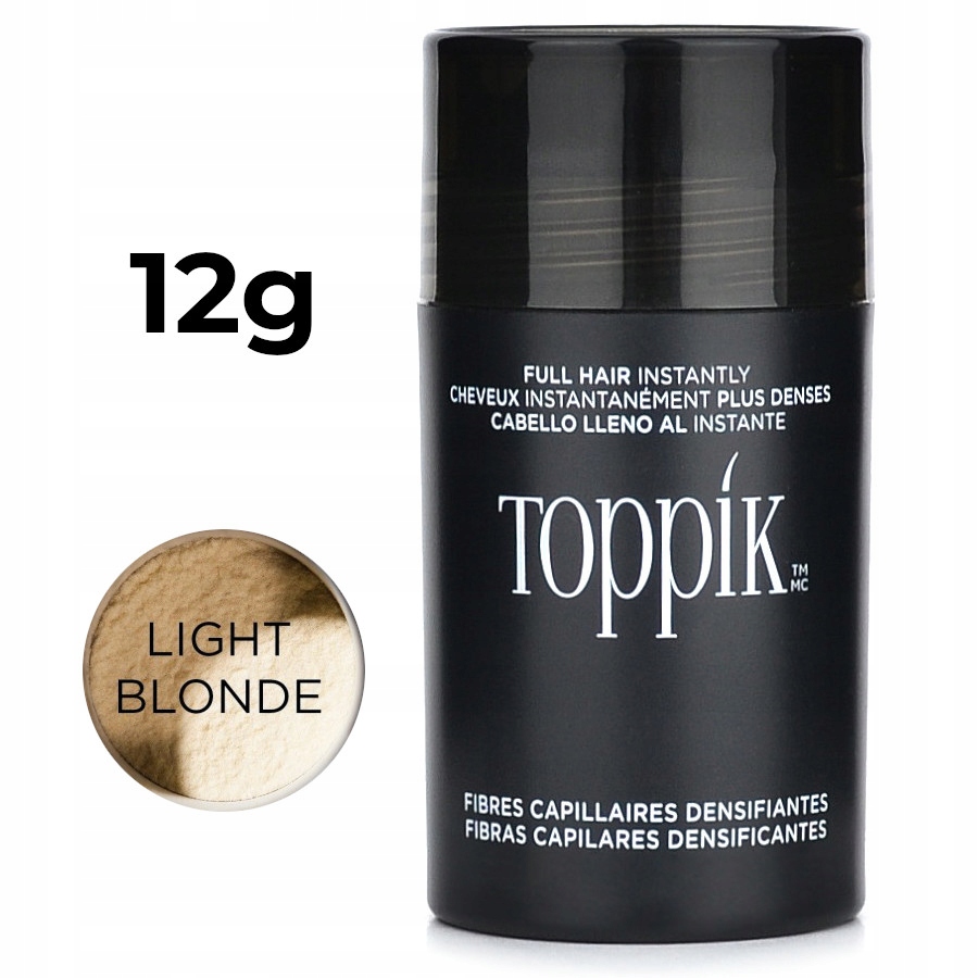 Toppik Light Blonde 12 ml preparat do zagęszczania porównaj ceny
