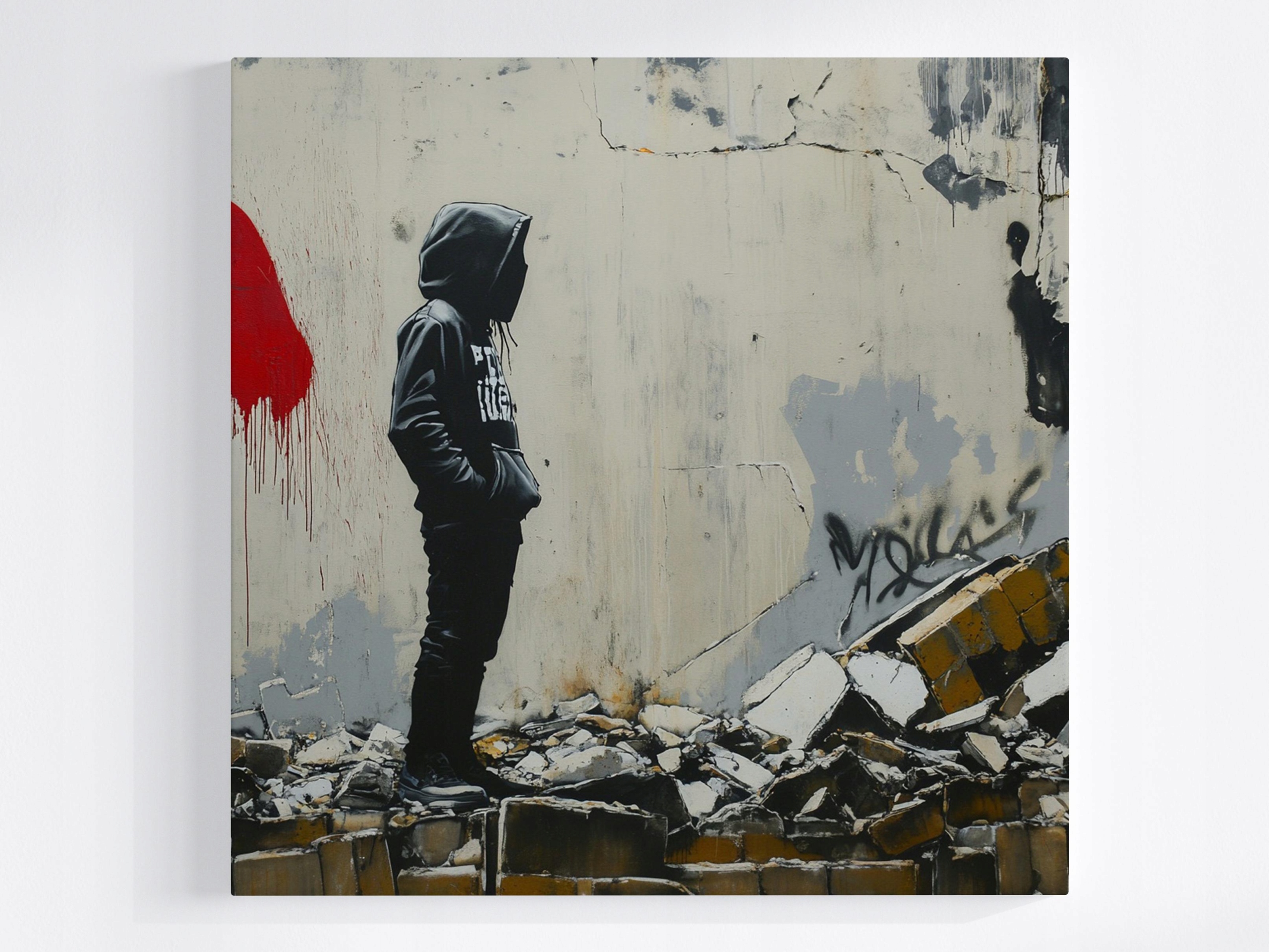 Obraz Na Plátně Canvas Street Art Urban Style Graffiti Samota 60x60