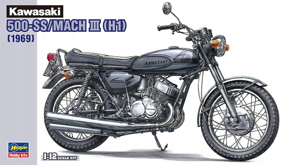 Kawasaki 500-SS/MACH III (H1) 1:12 Hasegawa BK10