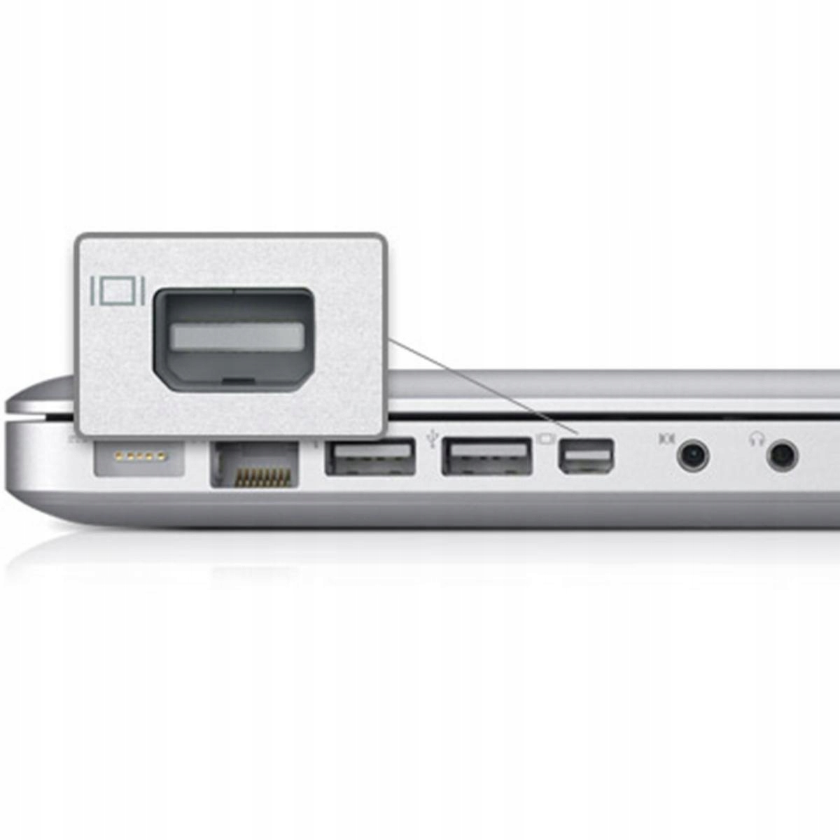 Kabel mini DisplayPort - Display Port 1,8m przewód MINI DP 4K markowy Dell Złącza DisplayPort - mini DisplayPort