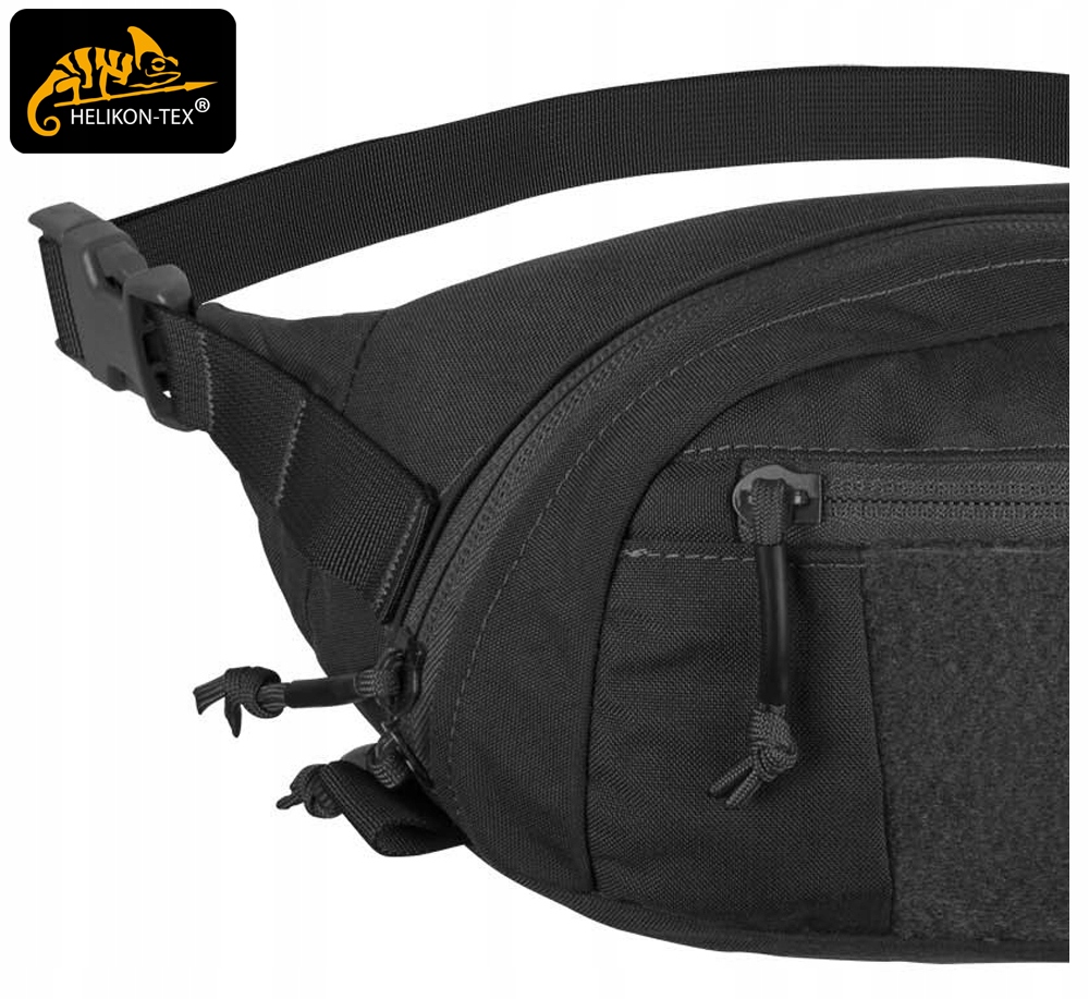 NERKA SASZETKA TORBA BIODROWA BANDICOOT HELIKON Czarna + KARABIŃCZYK Marka Helikon-Tex