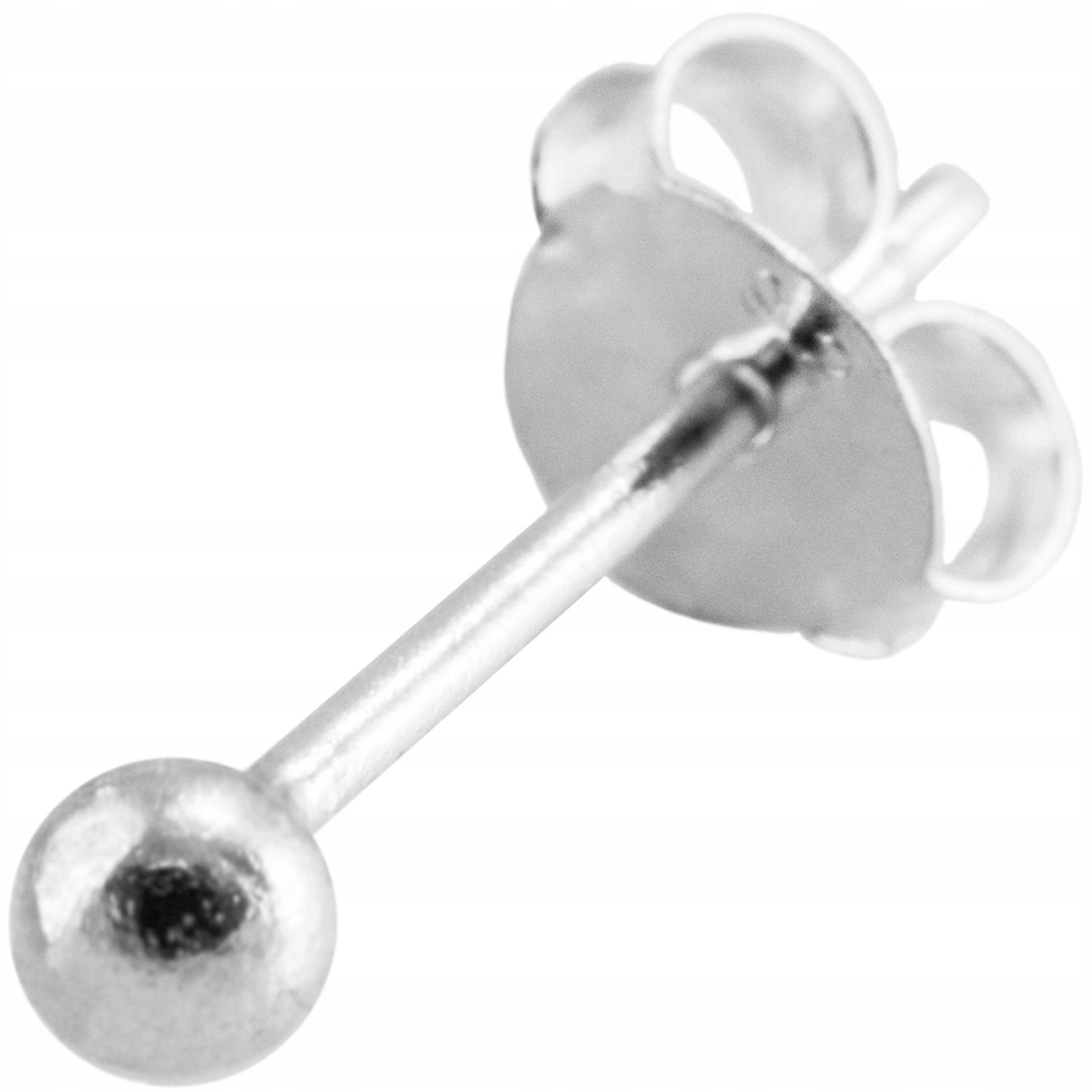 

Kolczyk kulka 3 mm 1 sztuka sztyfty srebro 0,925