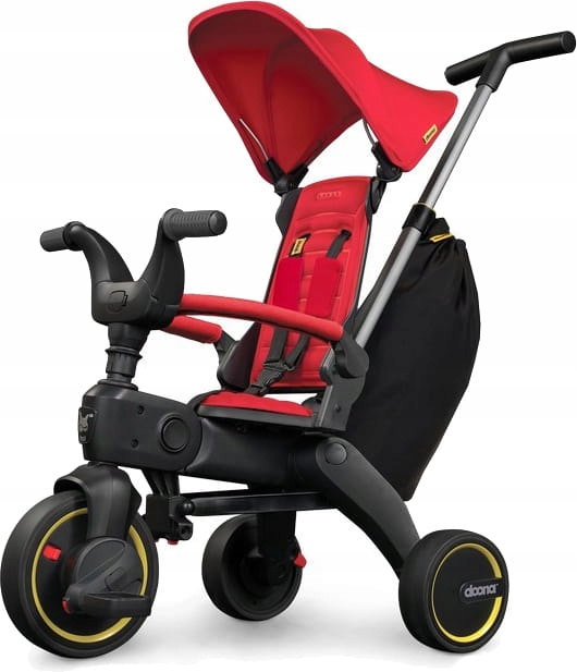 Doona Liki Trike S3 5w1 składany rowerek trójkołowy Red