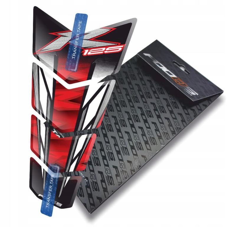 Tank-pad od firmy Fooqs Yamaha YZF-R-125 R 125 R125 Červený
