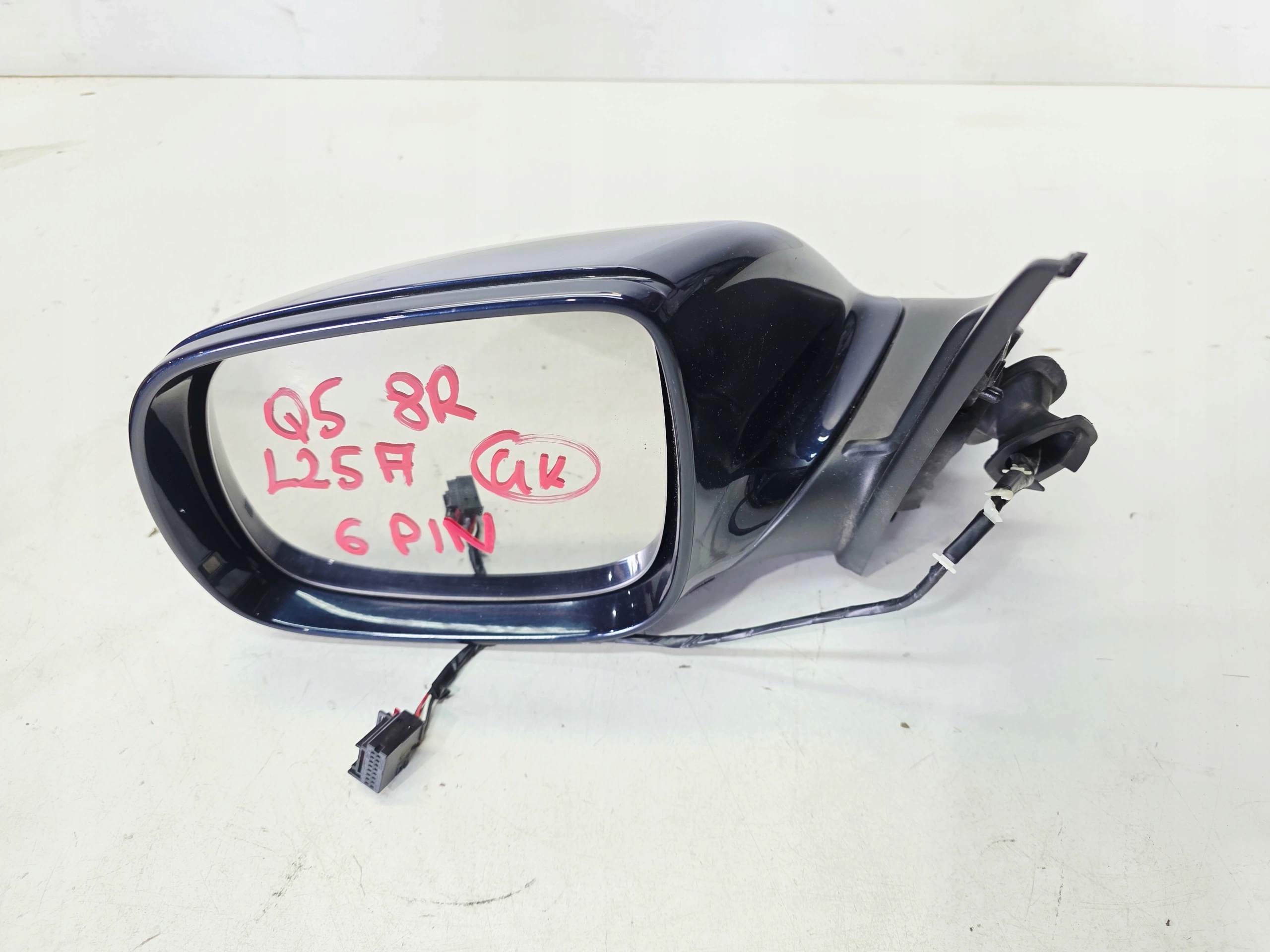 mirror exterior left AUDI Q5 8R LZ5A 6 PIN UK