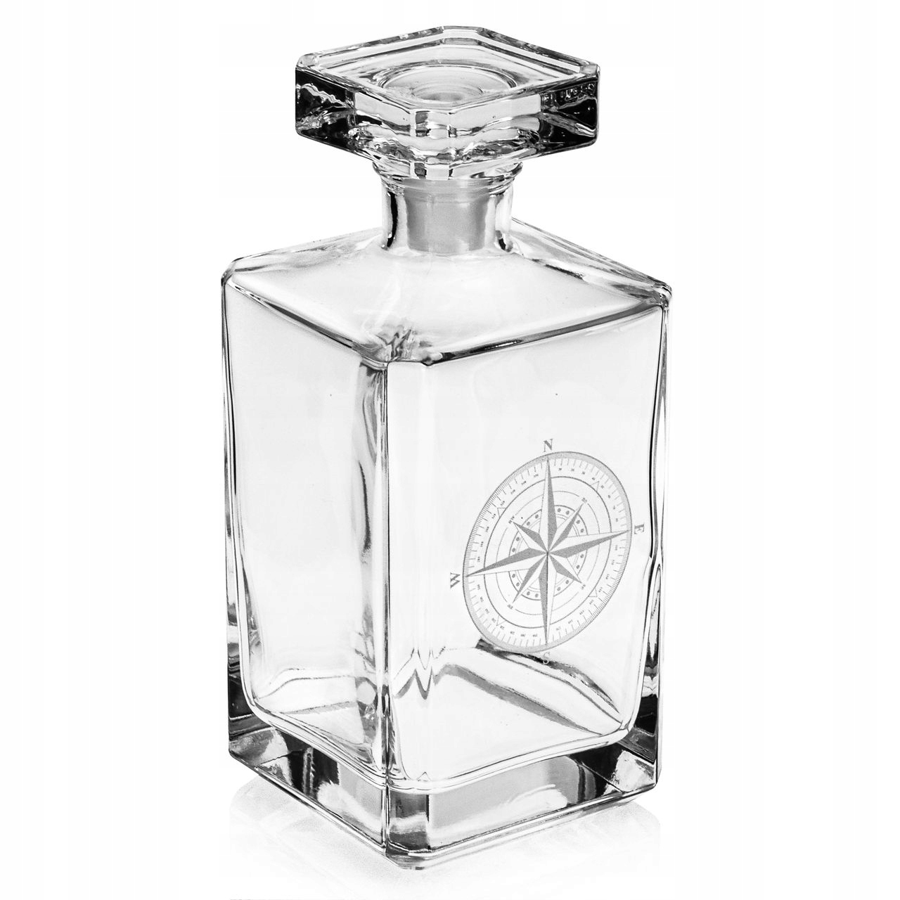Větrná růže karafa čtvercová 700 ml (bourbon)