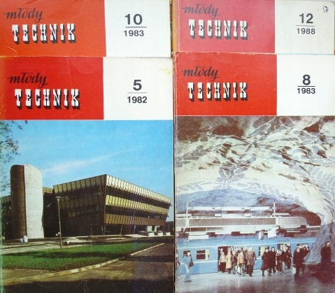MŁODY TECHNIK 5/89/89/89./76..78./79./82 ISSN 04629760