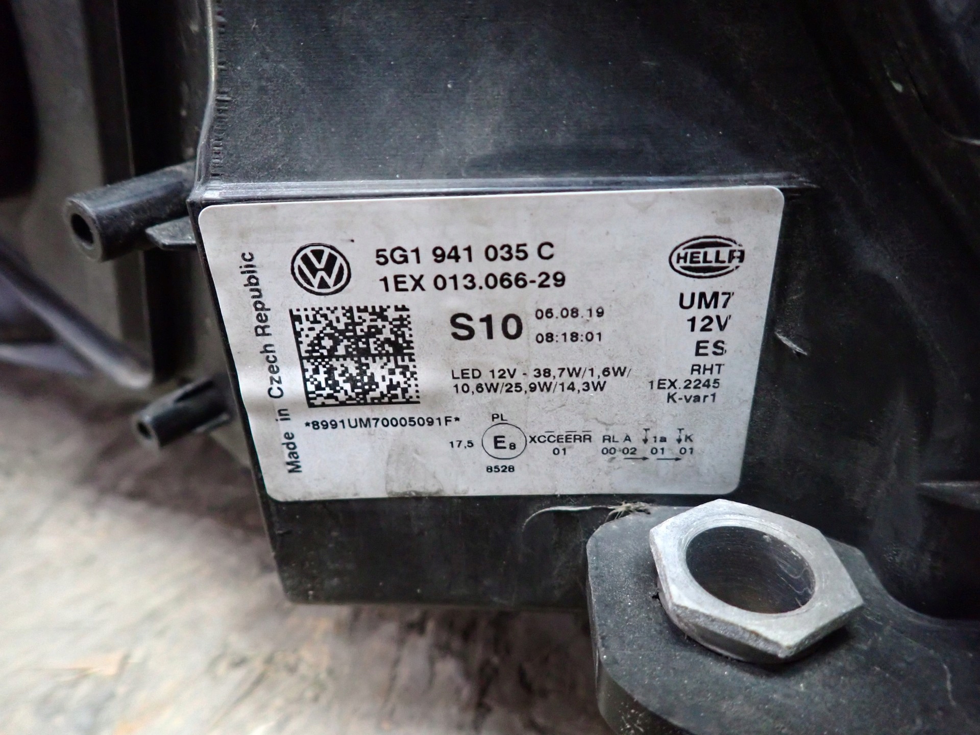 light left REFLEKTOR left FULL LED VW GOLF 7 VII 5G 2017-2020R 5G1941035C
