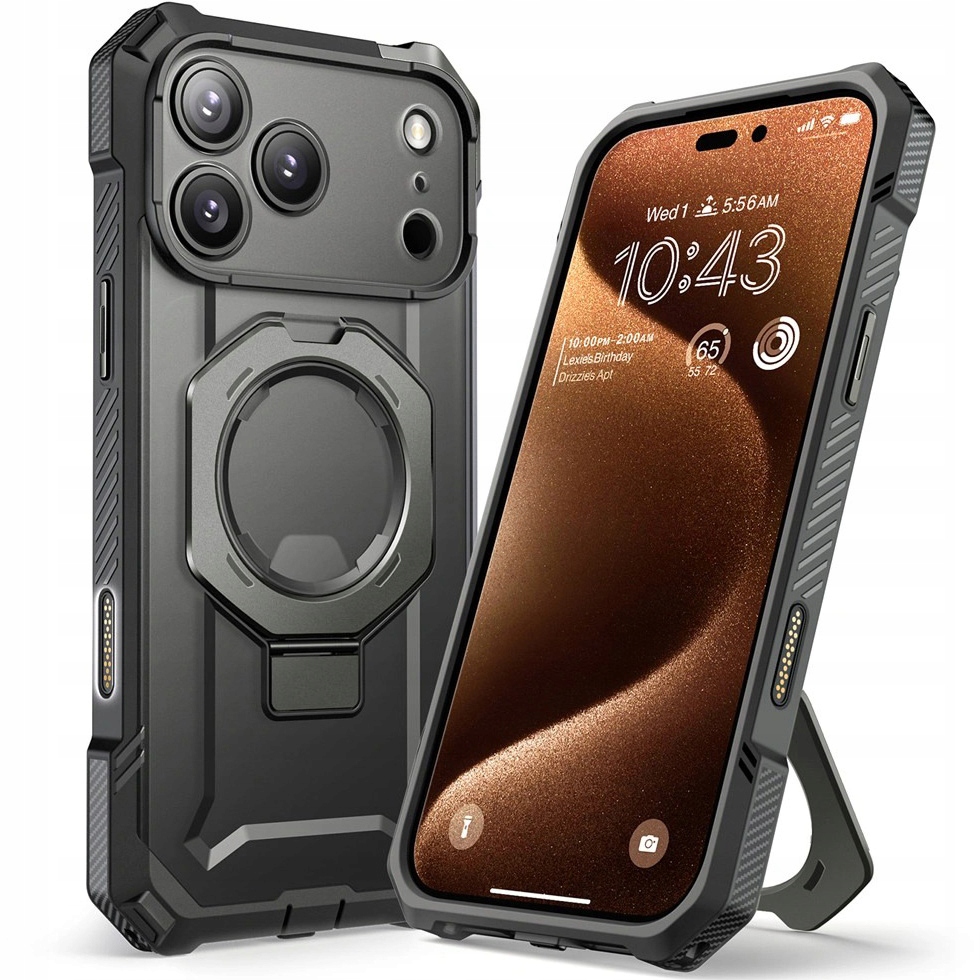 Pouzdro pouzdro Supcase pro iPhone 17 Pro Max, pro MagSafe s krytem na tlačítko