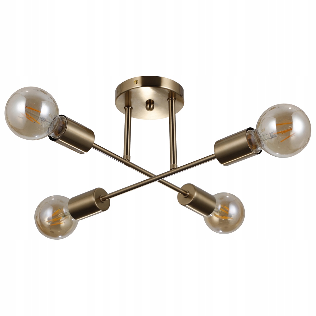 

Lampa sufitowa mosiężna edison 4P Formio Italux