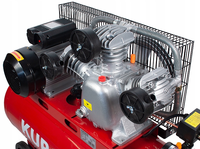 Kompresor Tłokowy Sprężarka Kupczyk 100 litrów KKT 500/100 Wydajność 500l/m Moc silnika 4 KM