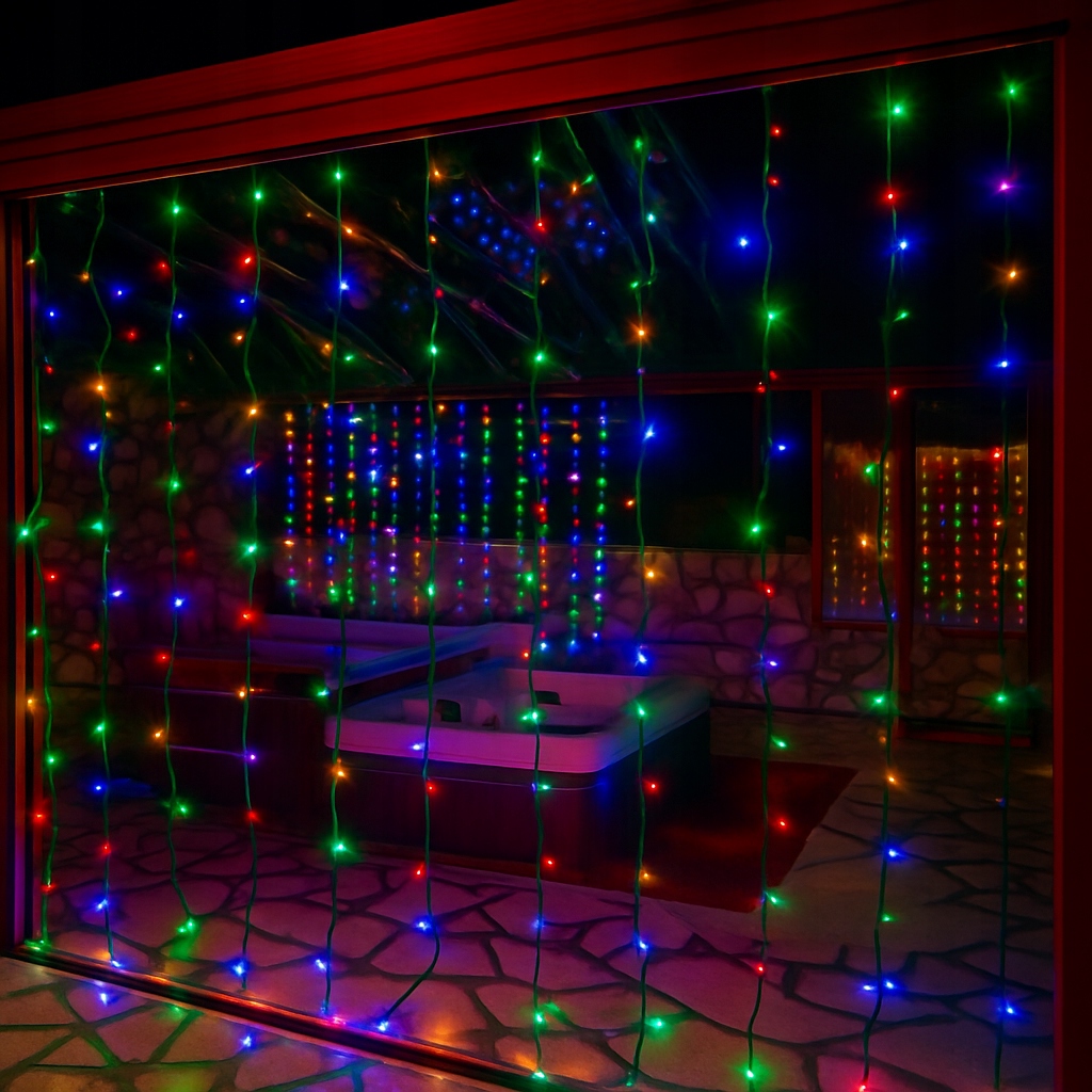 Lampki Choinkowe 200LED Światełka Świąteczne Girlanda Świetlna multikolor