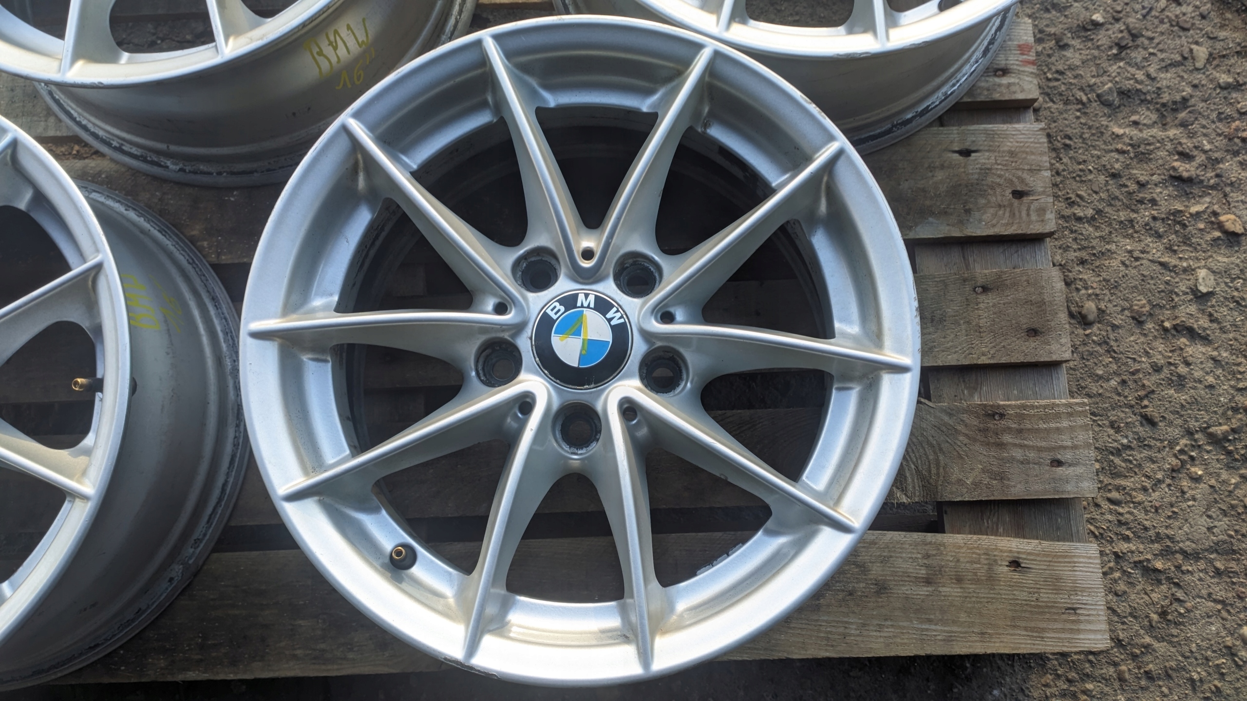 BMW E87 11R disc discs aluminium 6793675 KOMPLET