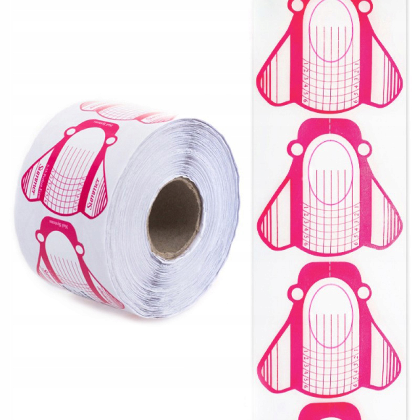 

Szablon Summer formy przedłużanie paznokci 500szt