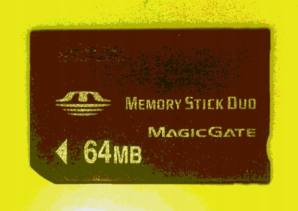 MEMORY STICK DUO 64 MB >> NO NAME >> Made in JAPAN