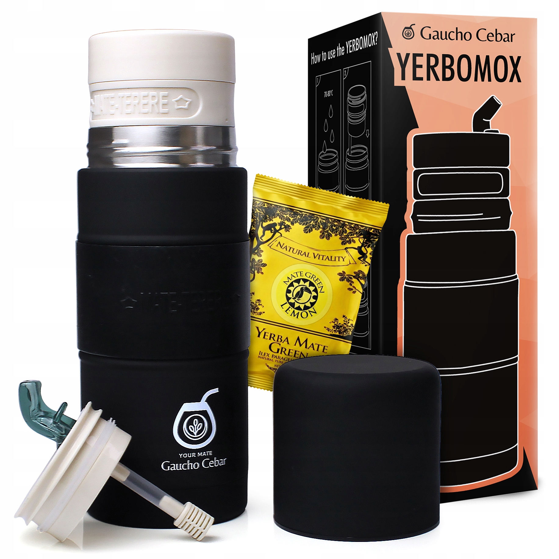 Levně Yerbomos X pro Yerba Mate Yerbomos XL Vše V Jednom 500ml Gaucho Dárek 50g