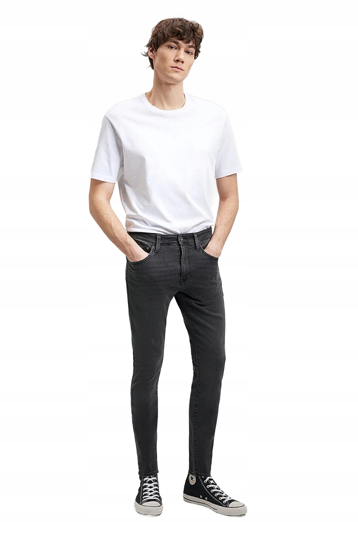 Mavi Černé Pánské Džíny S Trubičkami Bez Doplňků 27-28 5DA