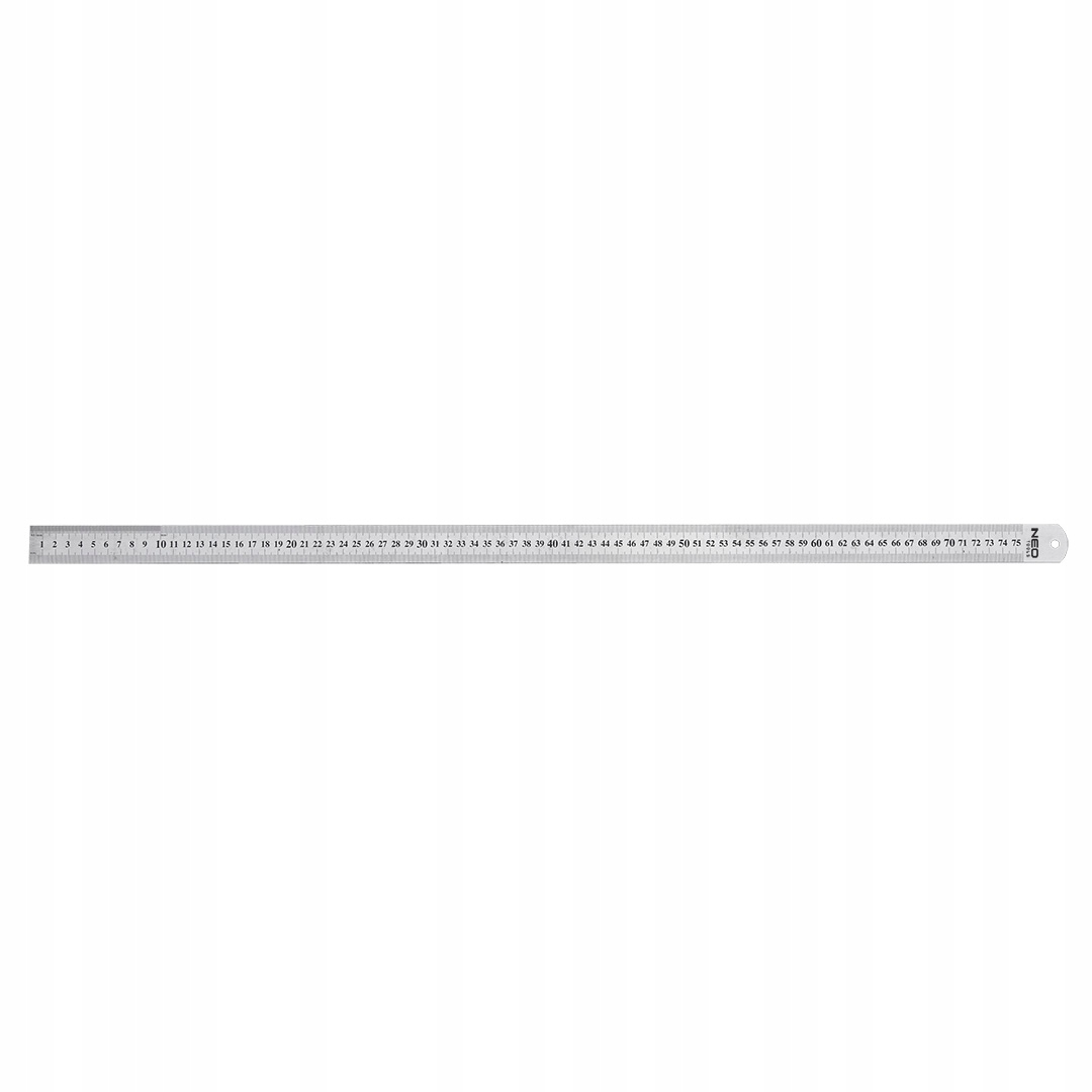 PRZYMIAR LINIOWY linijka LINIAŁ 75cm stal NEO