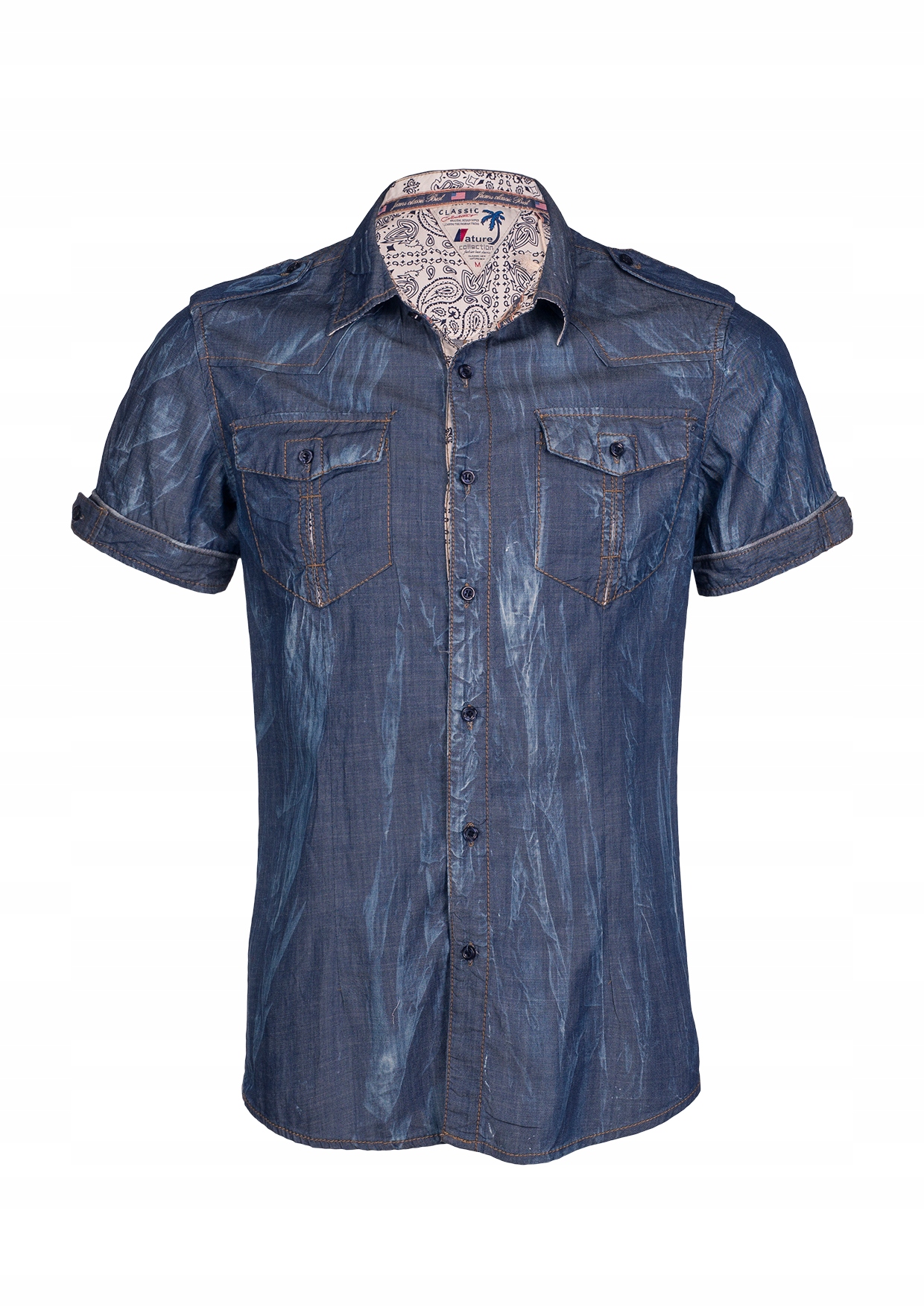 

Koszula Jeansowa ,100% Bawełna, L