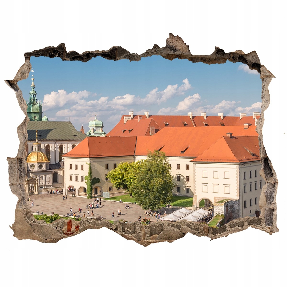 

Fototapeta ścienna dziura 3d Kraków Polska 120x81
