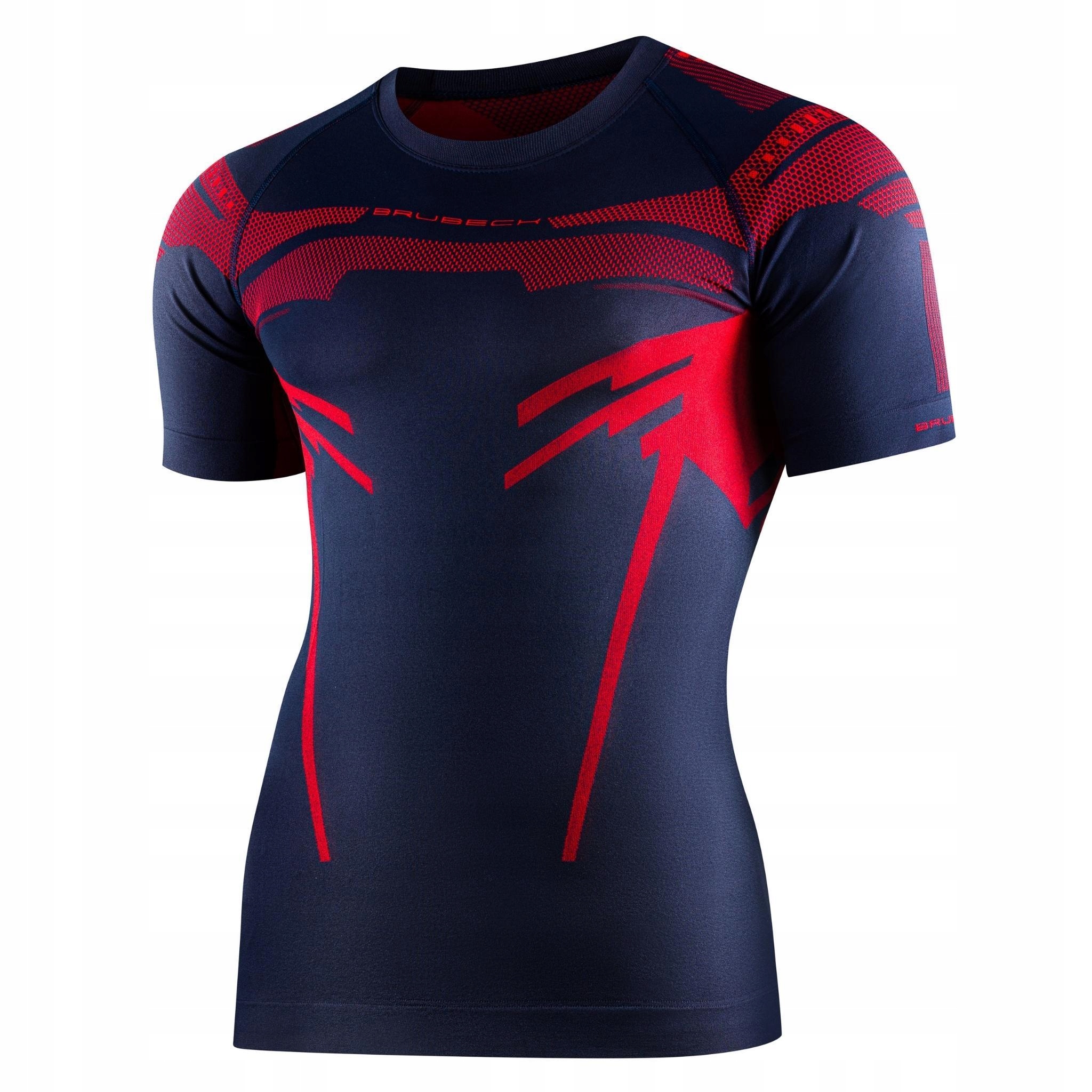 Brubeck Dry Men Termoaktywna Koszulka Termiczna Z Krótkim Rękawem Red L