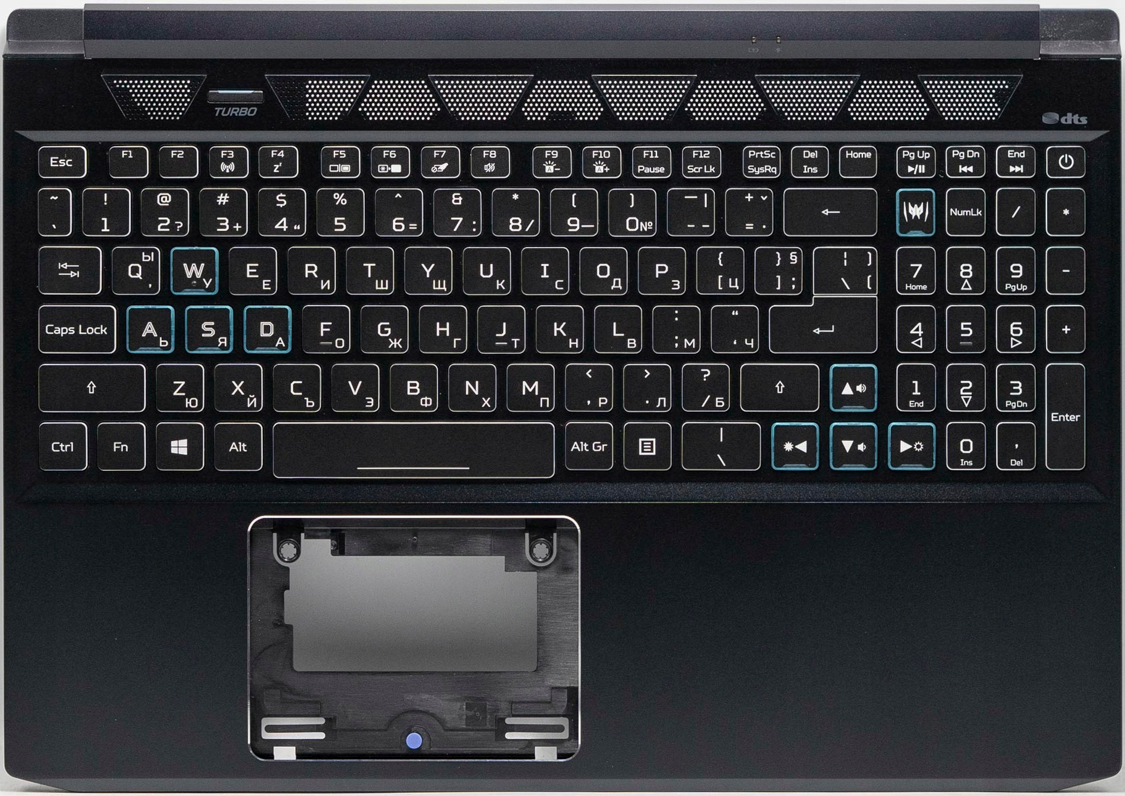 Palmrest horní kryt klávesnice Predator Triton PT315-52 6B.Q7BN2.046