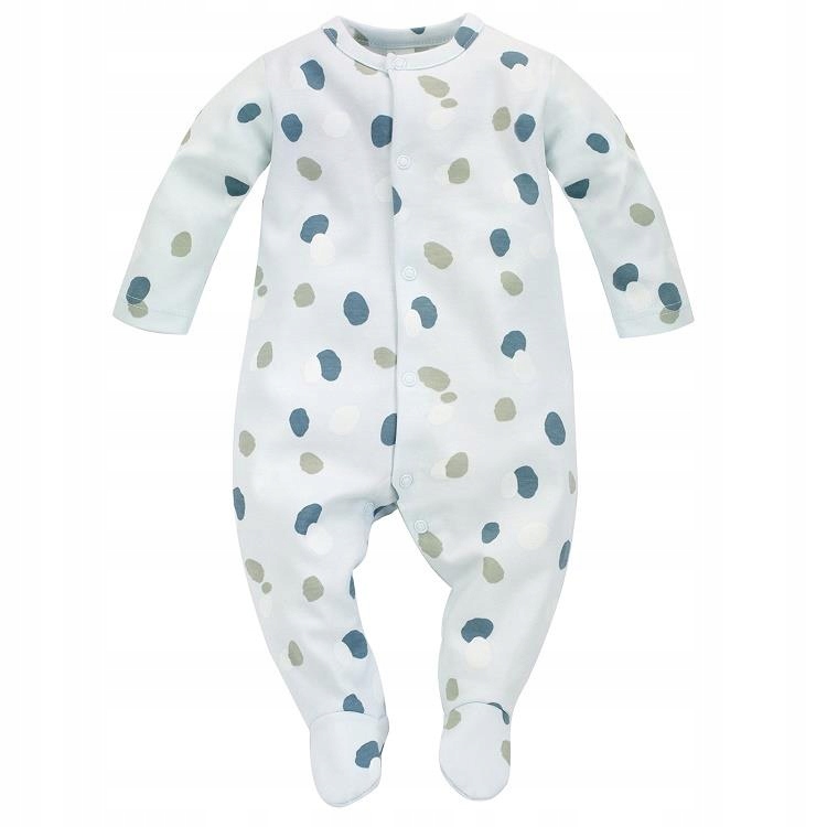 Pajac niemowlęcy Fun Time miętowy Pinokio wyprawka Rękaw długi rękaw