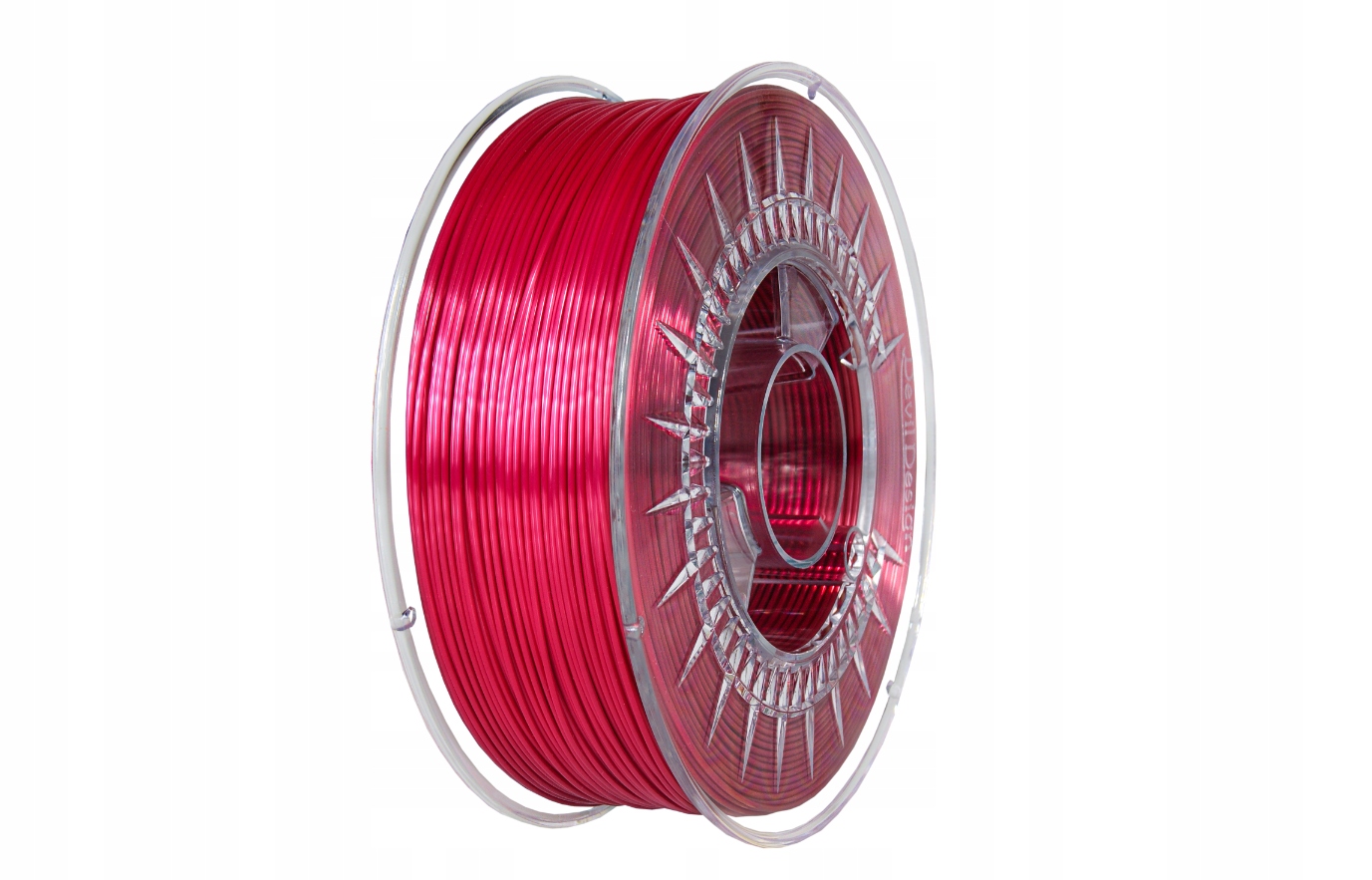 Filament Devil Design Silk Dark Red 1,75 mm 1kg Metaliczny Błyszczący