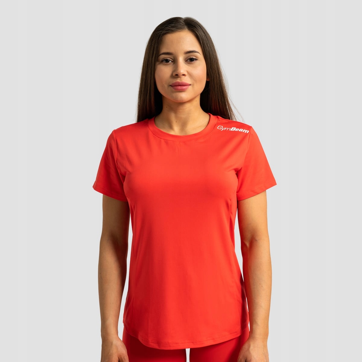 GymBeam Damska koszulka sportowa Limitless Hot Red XL