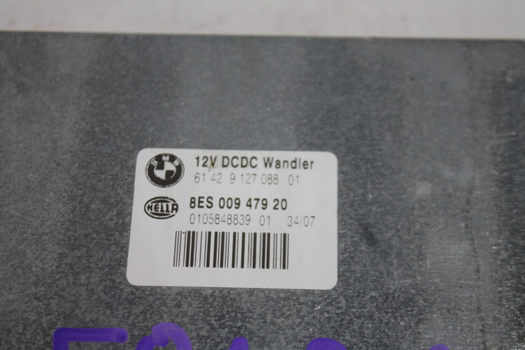 MODULO CENTRALINA DI TENSIONE 9127088 BMW E90 E91 04-08