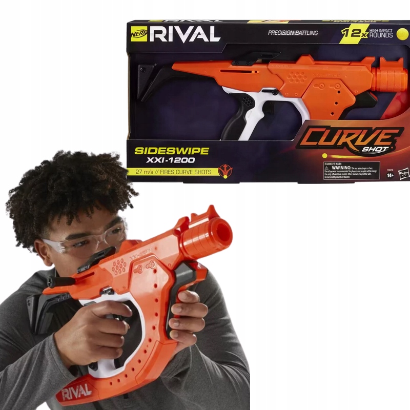 Nerf Rival Blaster Curve Shot Sideswipe XXI-1200