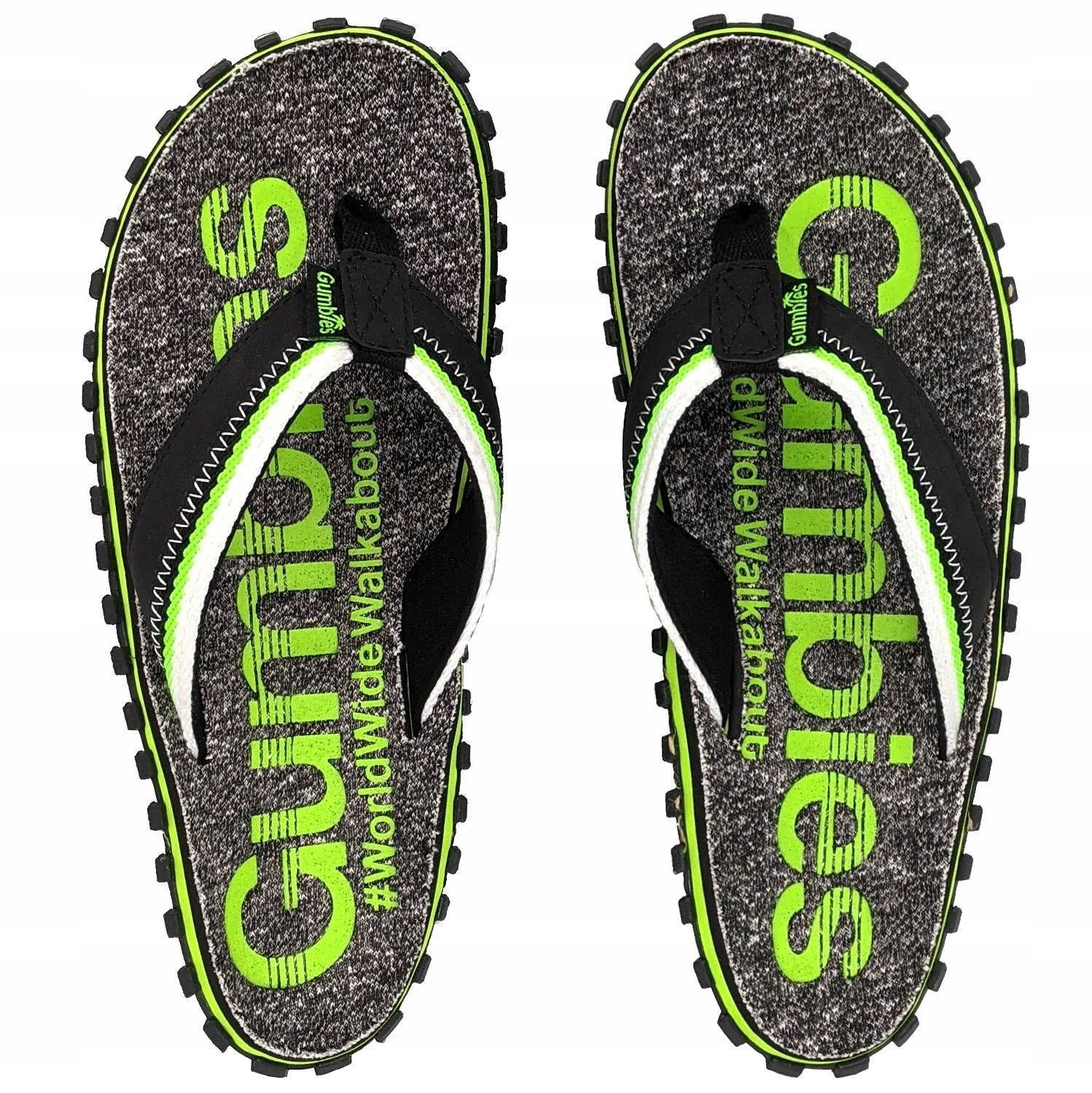 Pohodlné Žabky Gumbies Cairns Lime Unisex