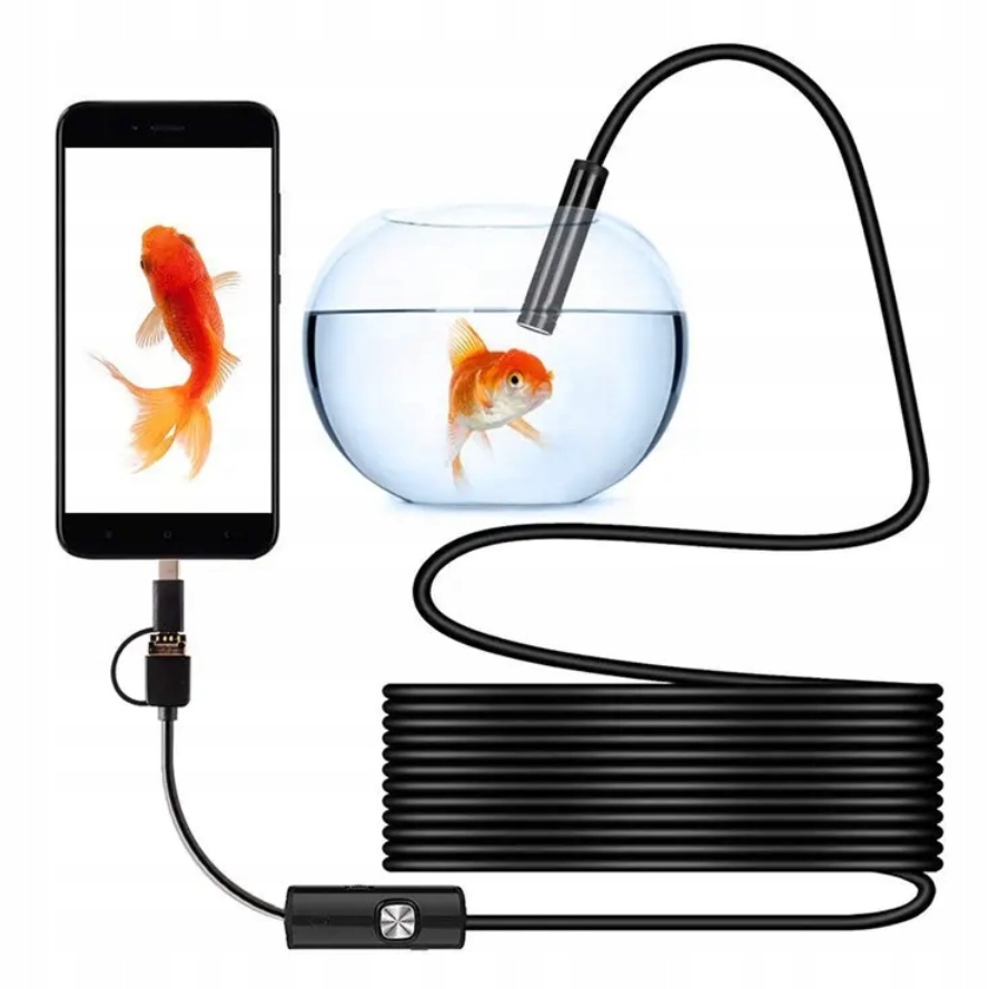 ENDOSKOP KAMERA INSPEKCYJNA 5M USB ANDROID WARSZTATOWA MIKRO Marka Hikey