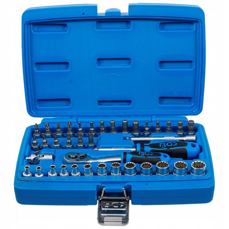 Sada nástrčných klíčů Gear Lock s pohonem 6,3 mm (1/4") 39 ks, Bgs 2151