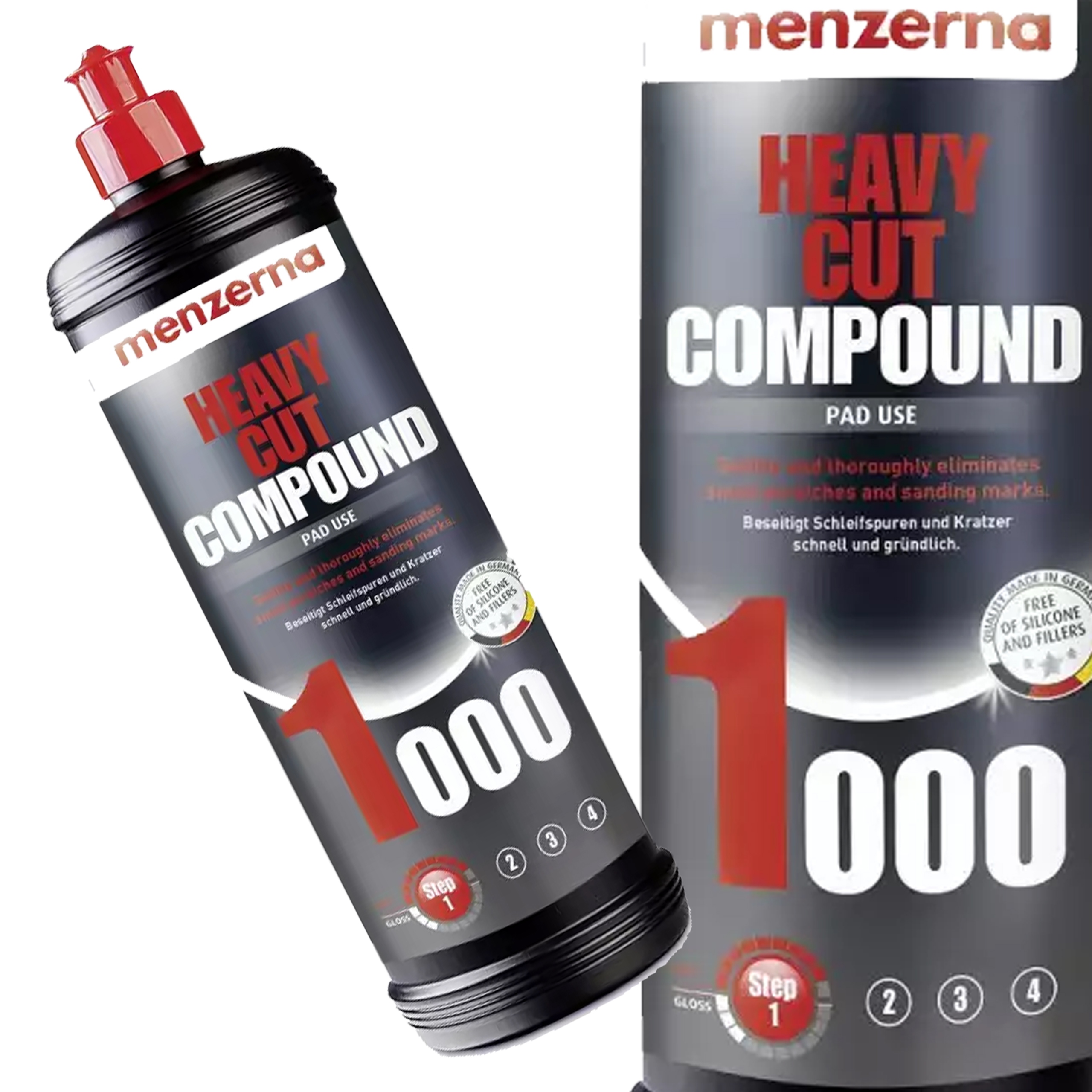 Pasta Polerska Menzerna 1000 Heavy Cut Mocno Ścierna Polerka Auta 250 ML
