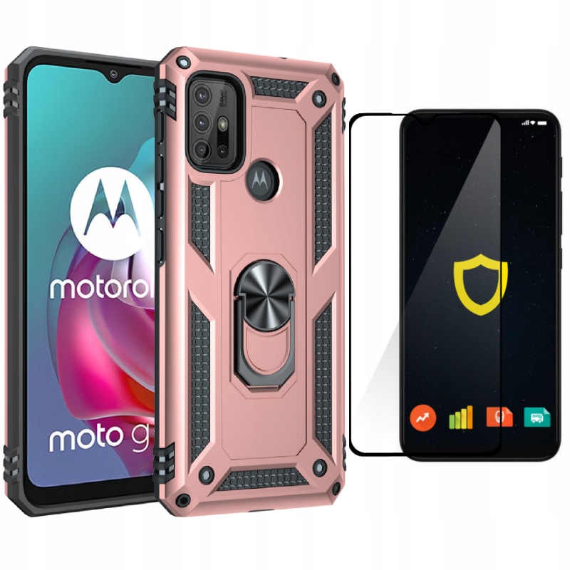

Etui Pancerne Ring Nx Do Moto G10 G30 Szkło