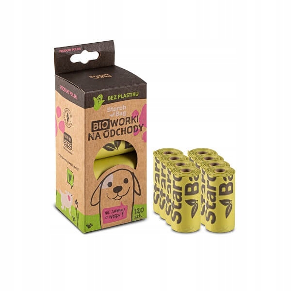 

Bio worki na psie odchody Starchbag 8 rolek 120szt