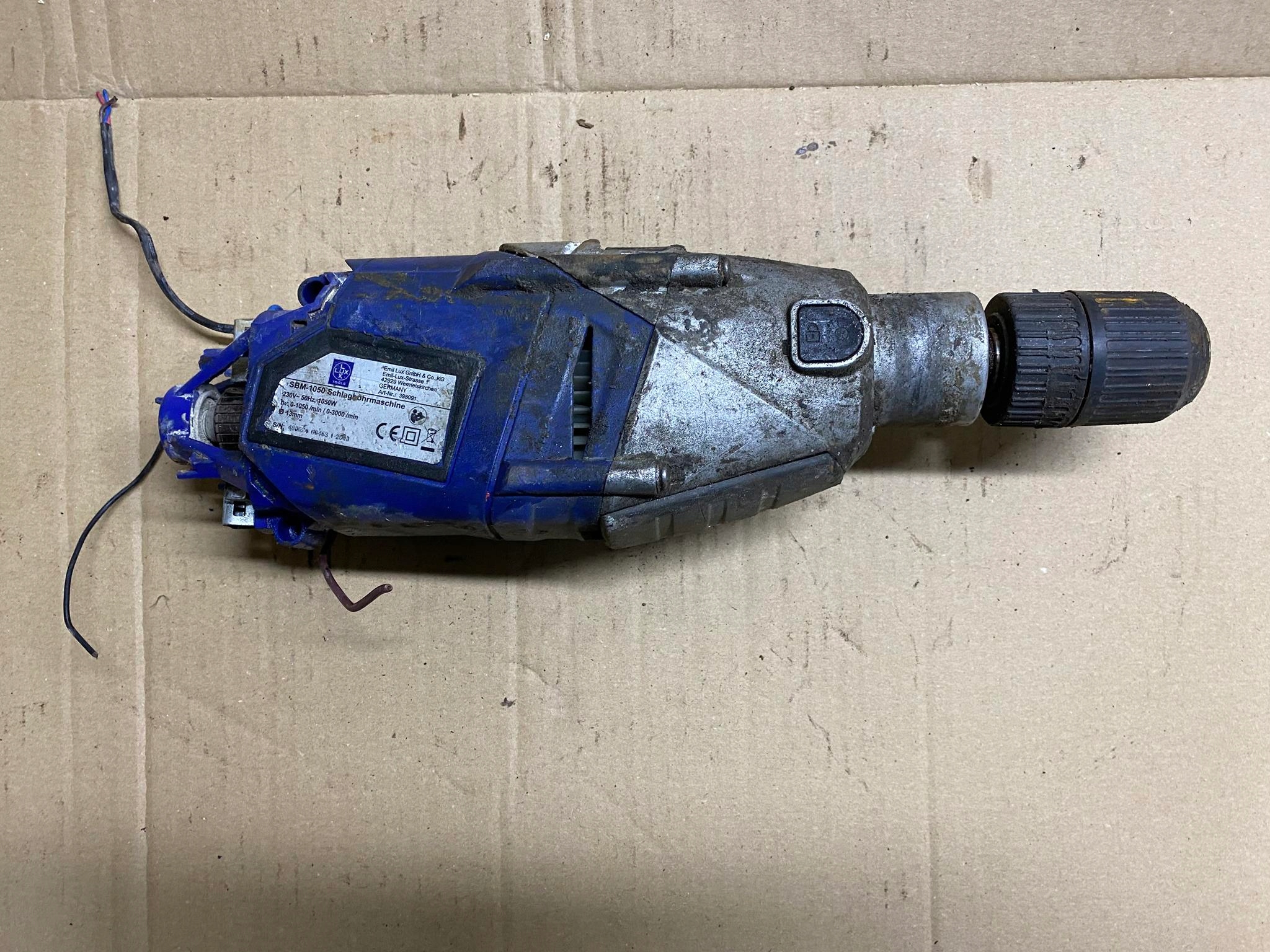 WIERTARKA UDAROWA LUX SBM-1050 Typ wiertarka