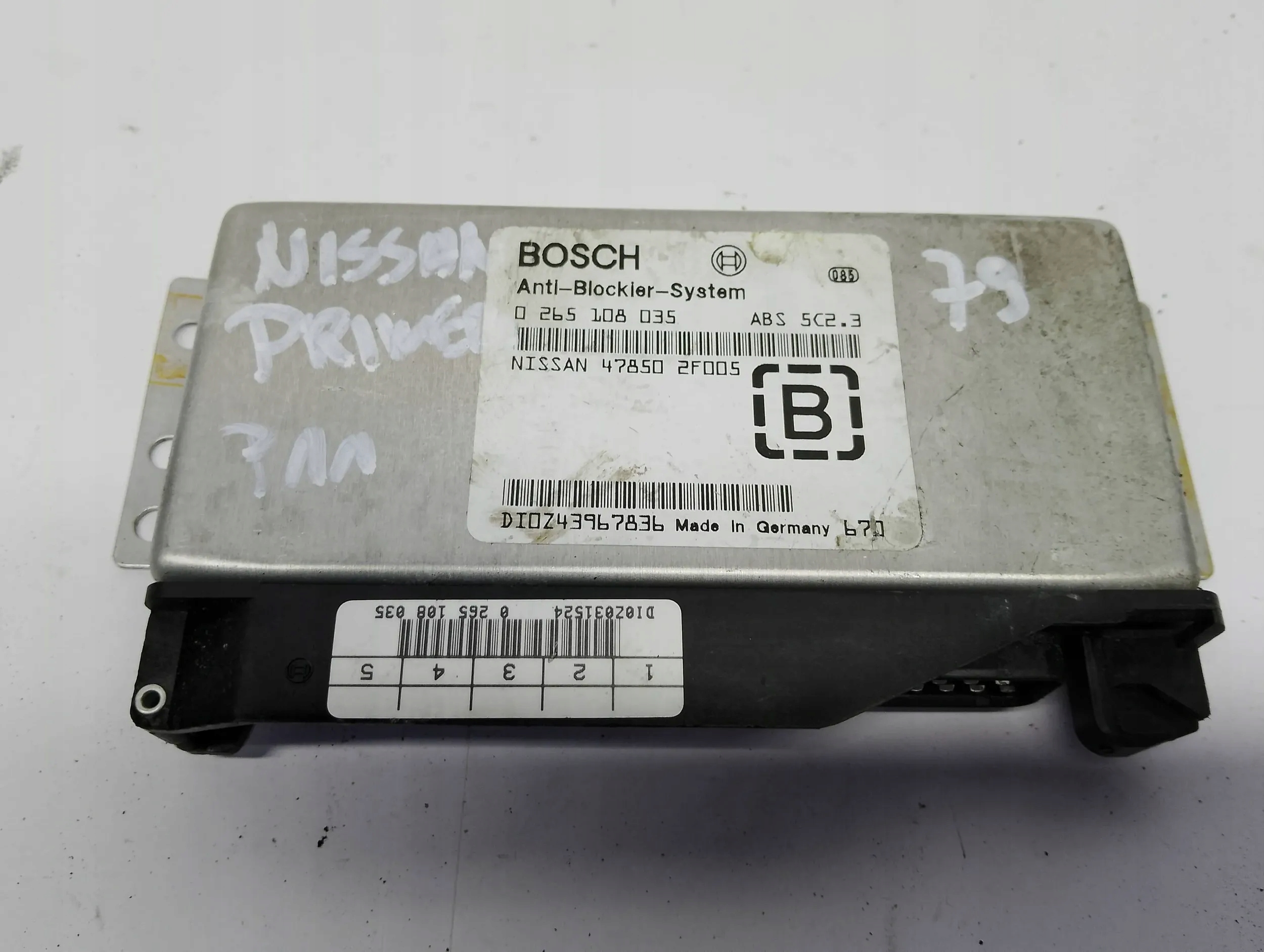computer module control unit ABS Nissan Primera P11 0265108035 478502F005