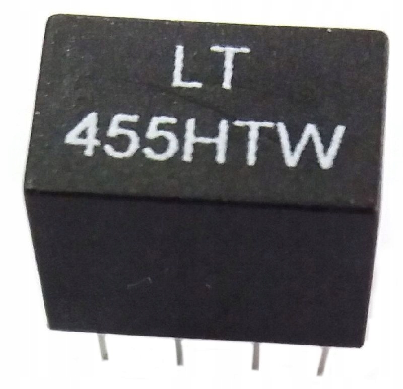 

Filtr ceramiczny do Cb LT455HTW 455kHz 5pin 1+4