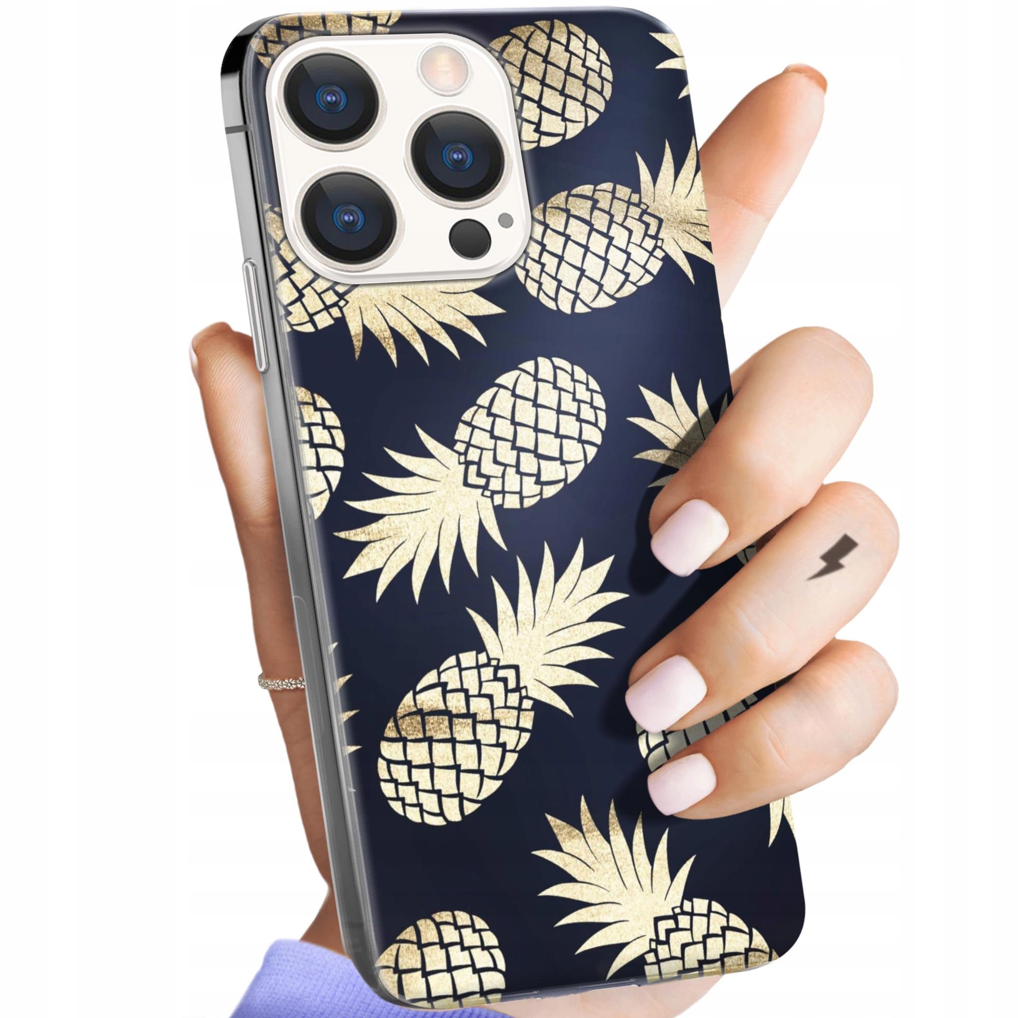 Etui Do Iphone 15 Pro Max Ananas Owoce Egzotyczne Obudowa Pokrowiec