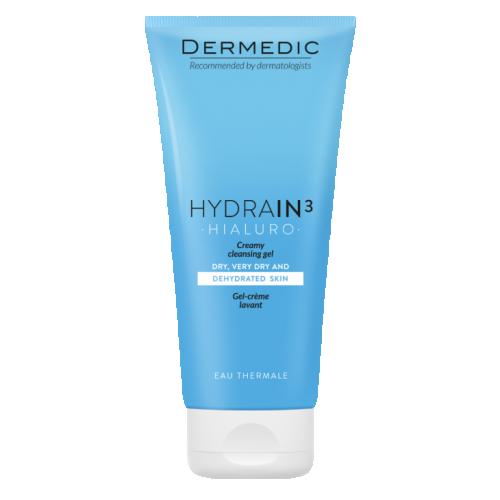 Dermedic HYDRAIN3HIALURO Kremowy Żel D/mycia/ 200ML /zmywa Makijaż /nawilża