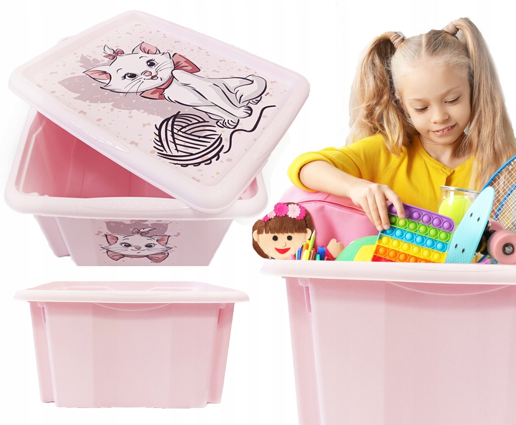 

Disney Oryginalne pudełko pojemnik Kotki koty