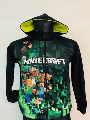 

bluza Minecraft rozpinana kaptur A6 rozmiar 128