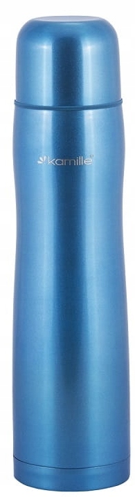 TERMOS STALOWY 1000ml DZIECIĘCY DO SZKOŁY 1L niebieski Z KUBKIEM OLDMAN Marka Oldman