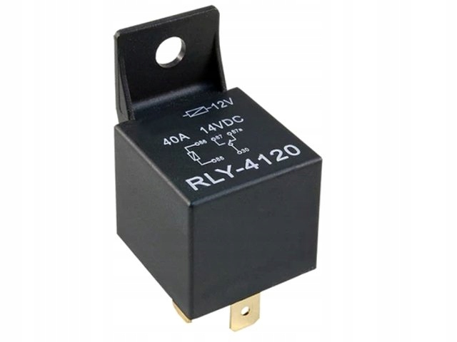 

Przekaźnik LR-4120 samochodowy 5-PIN 12V 30/40AMP