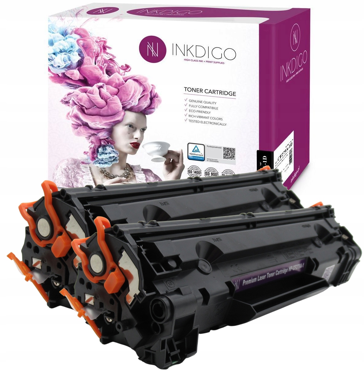 

2x Inkdigo Tuv Toner Do Hp 79A CF279A M12a M12a