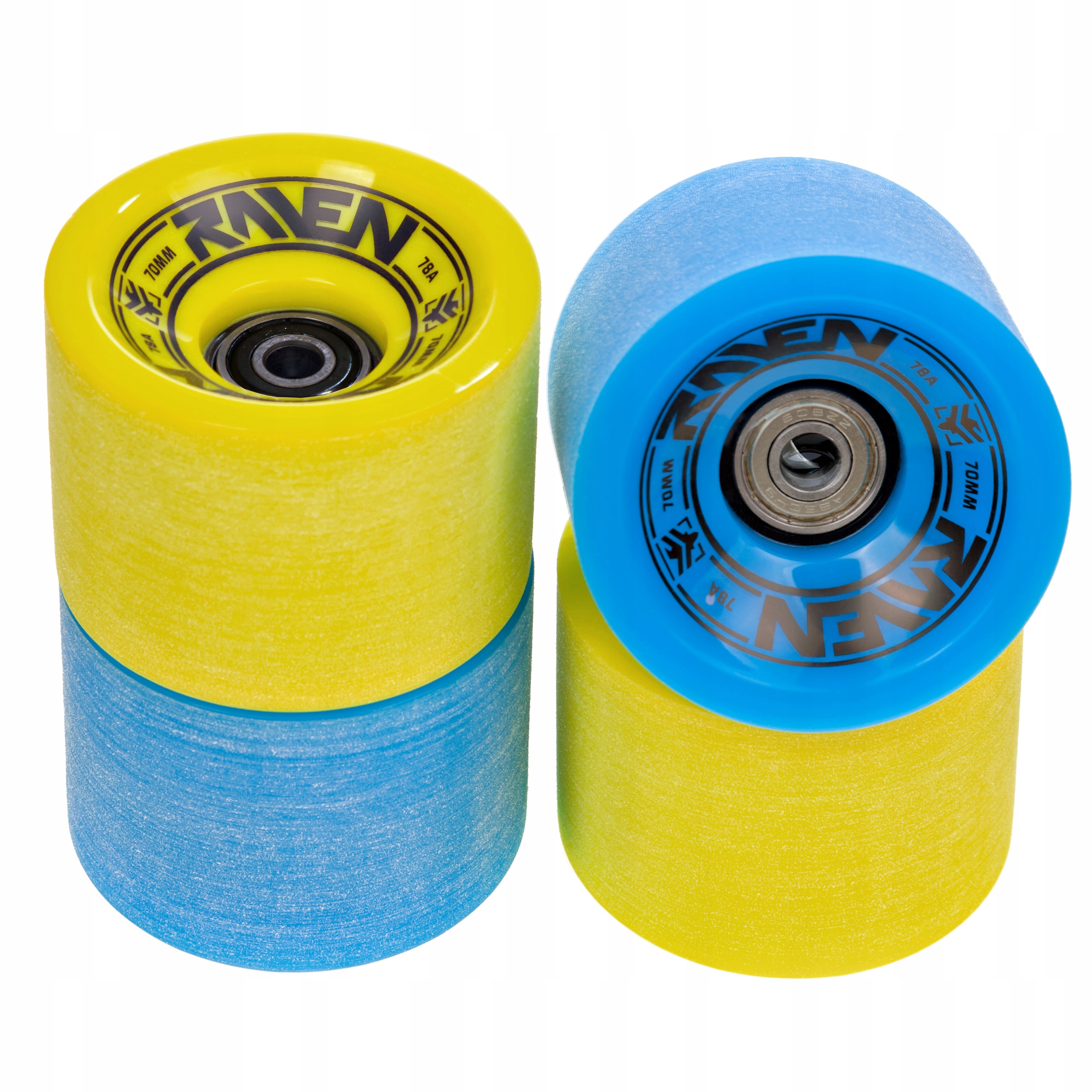 

Kółka do longboardu Raven Torex Blue/Lemon 4szt