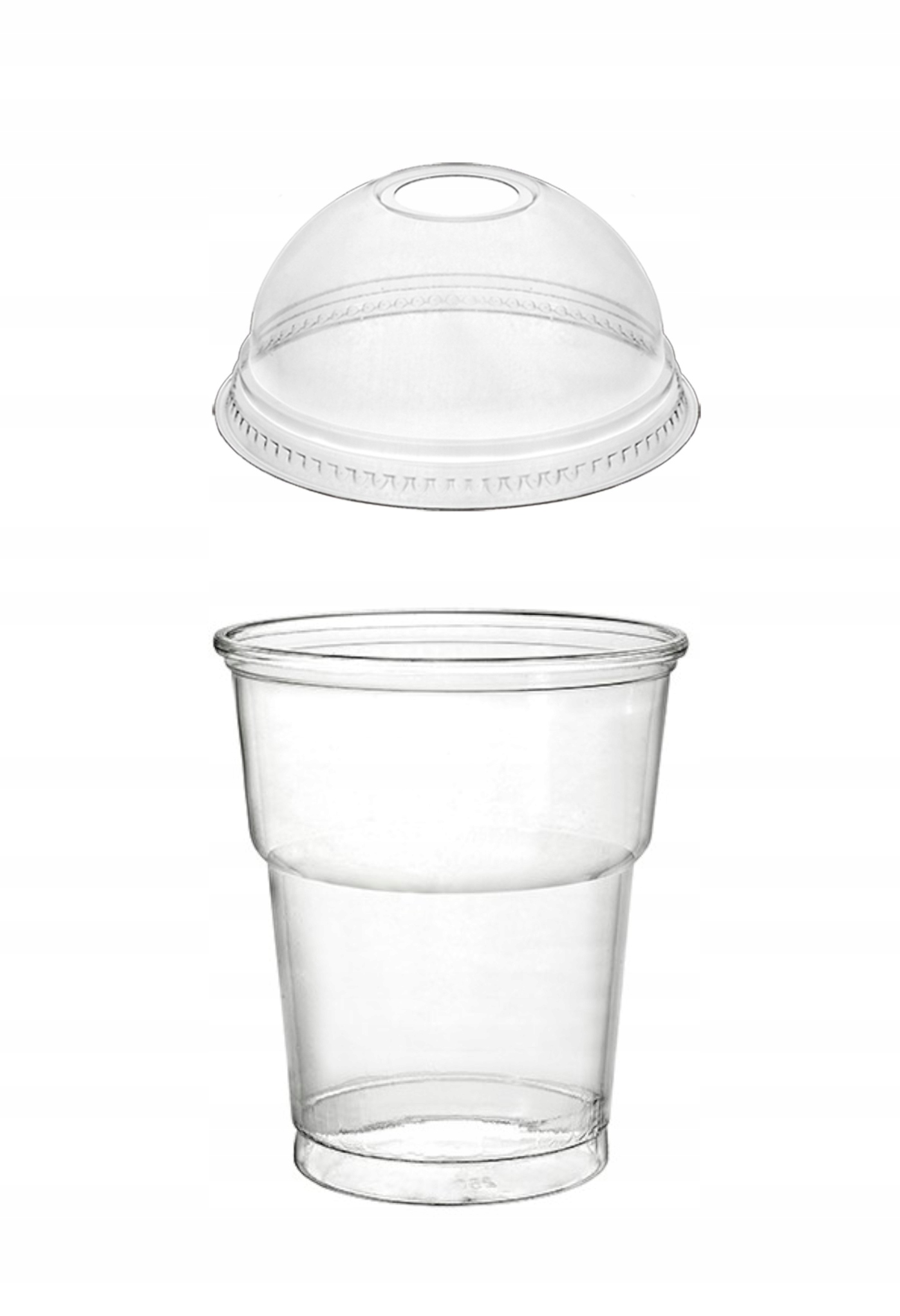 Kubek SHAKE 270 ml + wieczko z otworem 50 szt.