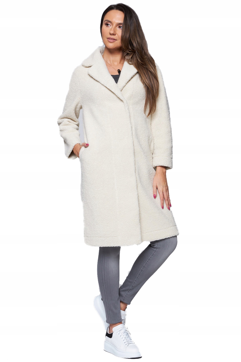 Hetrego Oboustranný kabát ecru Shannon 38EU/42IT